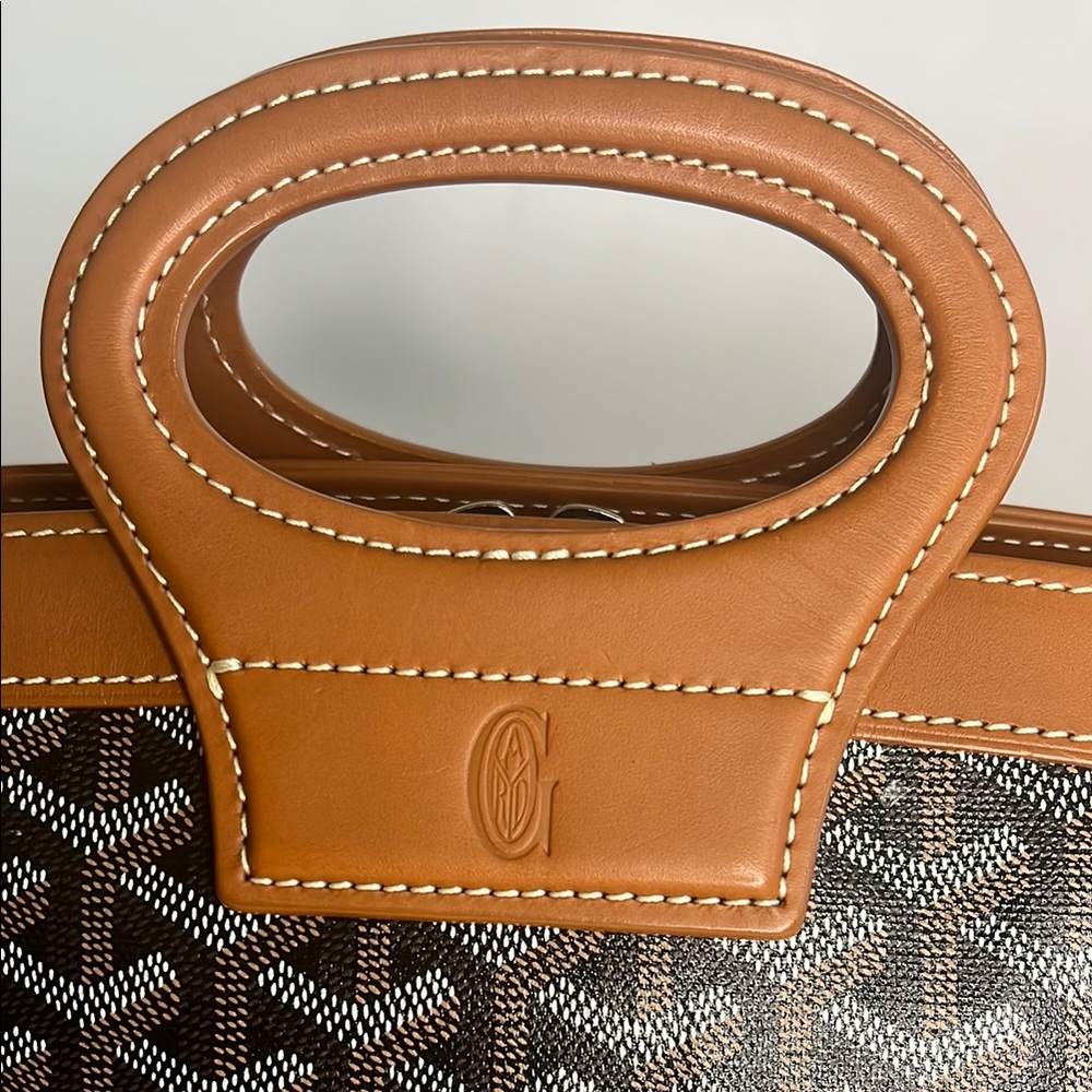Goyard Brown & Black St. Louis Tote Bag - Picture 8 of 14